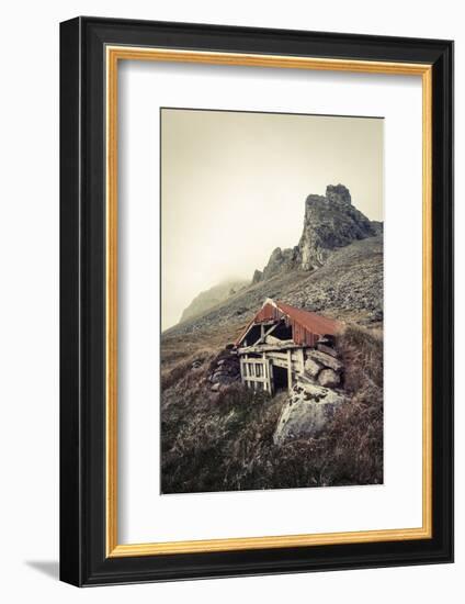 Abandoned Shelter Near Stokkness, Iceland, September 2015-Niall Benvie-Framed Photographic Print