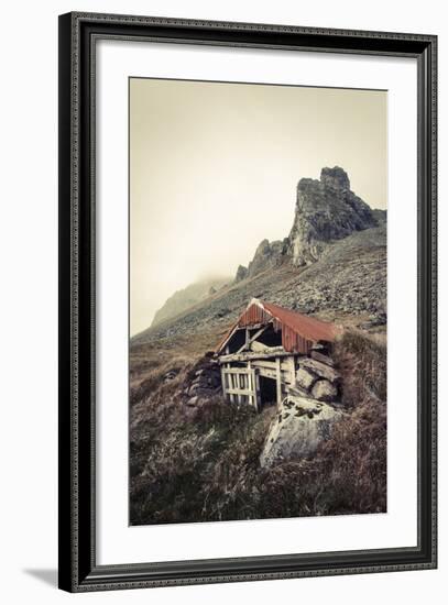 Abandoned Shelter Near Stokkness, Iceland, September 2015-Niall Benvie-Framed Photographic Print