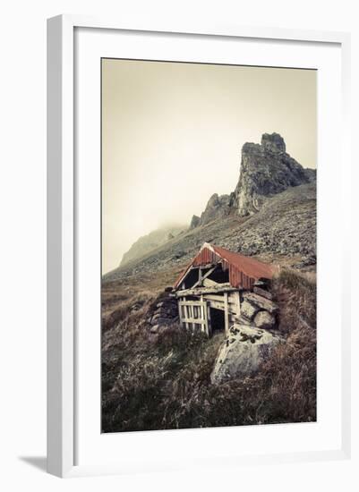 Abandoned Shelter Near Stokkness, Iceland, September 2015-Niall Benvie-Framed Photographic Print