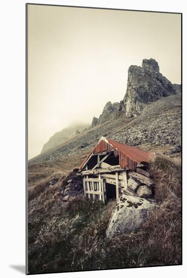 Abandoned Shelter Near Stokkness, Iceland, September 2015-Niall Benvie-Mounted Photographic Print