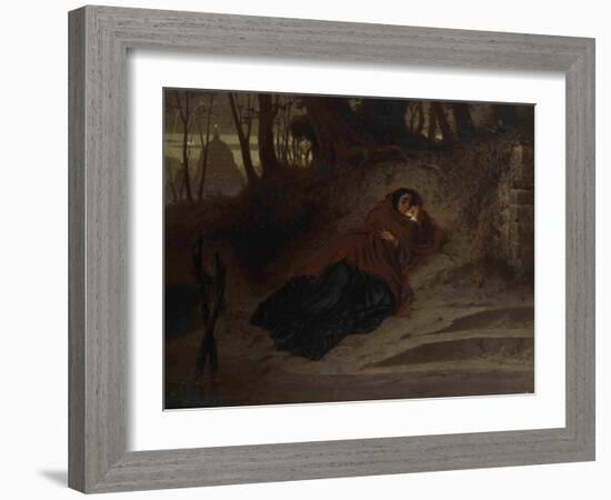 Abandoned. the Vatican and Sin, 1872-Feodor Andreyevich Bronnikov-Framed Giclee Print