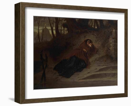 Abandoned. the Vatican and Sin, 1872-Feodor Andreyevich Bronnikov-Framed Giclee Print