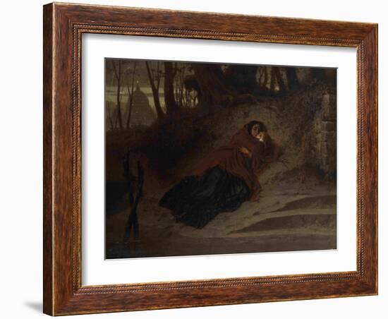 Abandoned. the Vatican and Sin, 1872-Feodor Andreyevich Bronnikov-Framed Giclee Print