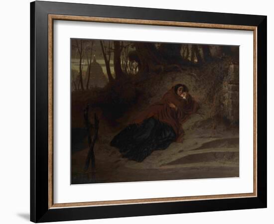 Abandoned. the Vatican and Sin, 1872-Feodor Andreyevich Bronnikov-Framed Giclee Print