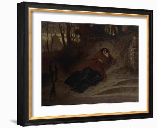 Abandoned. the Vatican and Sin, 1872-Feodor Andreyevich Bronnikov-Framed Giclee Print