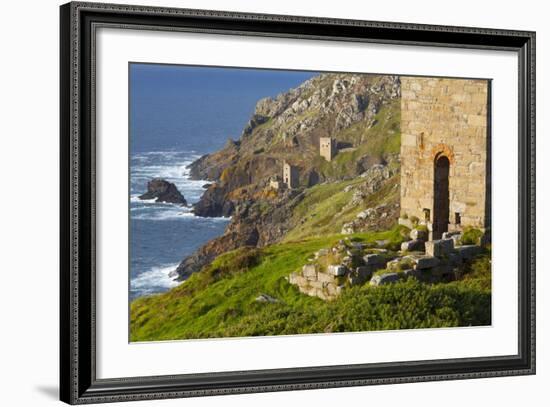 Abandoned Tin Mine Near Botallack-Miles Ertman-Framed Photographic Print