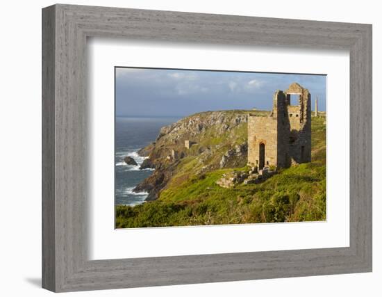 Abandoned Tin Mine Near Botallack-Miles Ertman-Framed Photographic Print