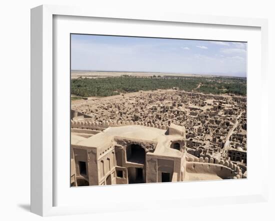 Abandoned Town from Citadel, Bam, Iran, Middle East-Sergio Pitamitz-Framed Photographic Print