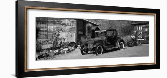 Abandoned Vintage Car at the Roadside, Route 66, Arizona, USA-null-Framed Photographic Print