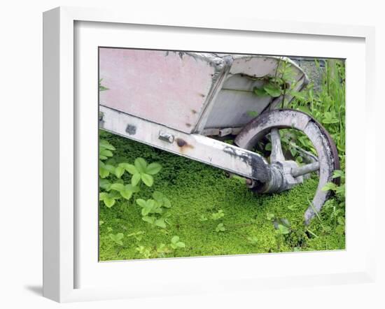 Abandoned Wheelbarrow-Tony Craddock-Framed Photographic Print