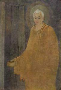 Buddha (Siddhartha) as a Mendicant Priest by Abanindro Nath Tagore