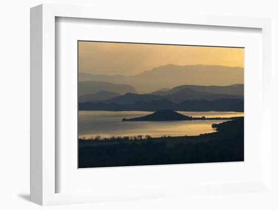 Abaya Lake at sunrise, Arbaminch, Ethiopia-Keren Su-Framed Photographic Print