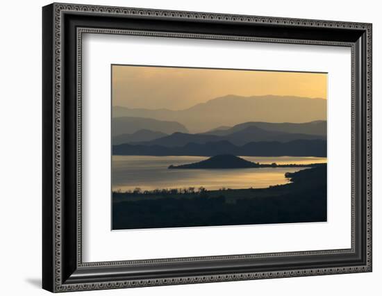Abaya Lake at sunrise, Arbaminch, Ethiopia-Keren Su-Framed Photographic Print