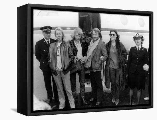 Abba at Airport-null-Framed Premier Image Canvas