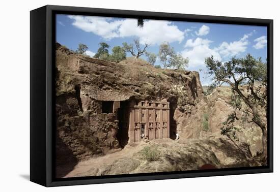 Abba Libanos Church, Lalibela, Unesco World Heritage Site, Ethiopia, Africa-Sybil Sassoon-Framed Premier Image Canvas