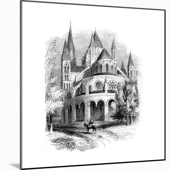 Abbaye Aux Hommes, Caen, Normandy, France-null-Mounted Giclee Print