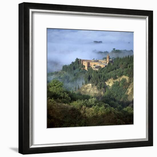 Abbazia Di Monte, Oliveto Maggiore, Tuscany, Italy-Joe Cornish-Framed Photographic Print