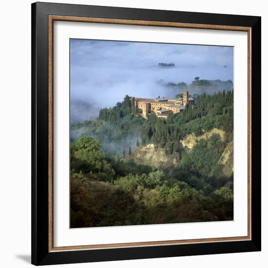 Abbazia Di Monte, Oliveto Maggiore, Tuscany, Italy-Joe Cornish-Framed Photographic Print