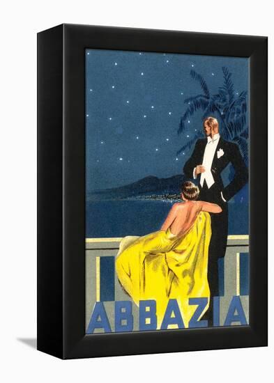 Abbazia, Sophisticated Couple-null-Framed Stretched Canvas