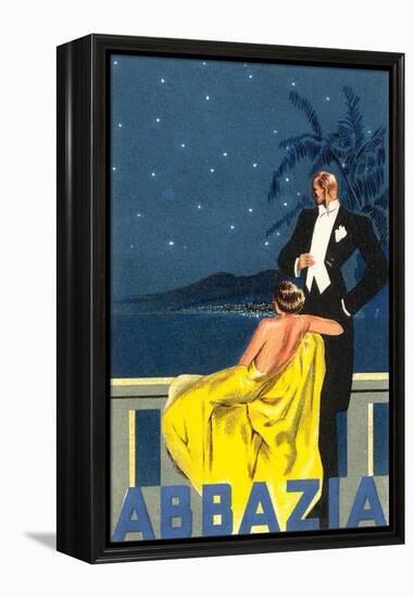 Abbazia, Sophisticated Couple-null-Framed Stretched Canvas
