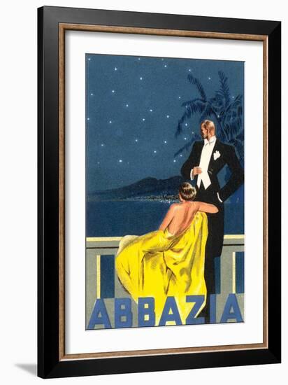 Abbazia, Sophisticated Couple-null-Framed Art Print