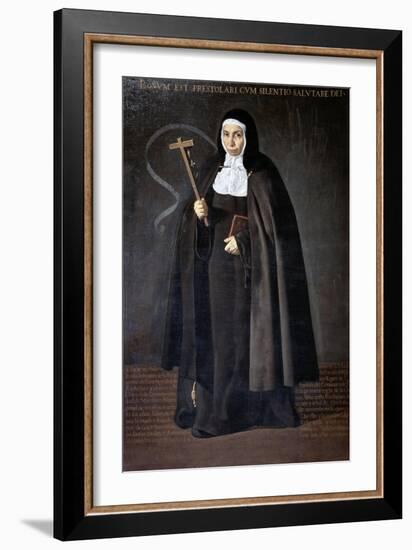 Abbess Jerónima De La Fuente, 1620-Diego Velazquez-Framed Giclee Print