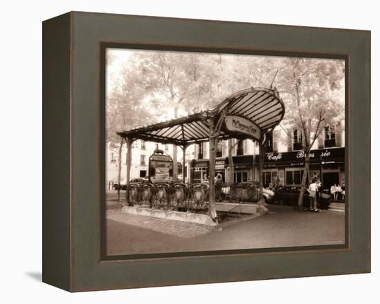 Abbesses Metro, Paris, France-Jon Arnold-Framed Premier Image Canvas