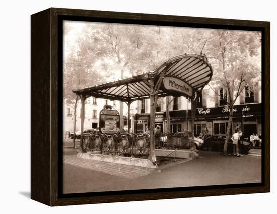 Abbesses Metro, Paris, France-Jon Arnold-Framed Premier Image Canvas