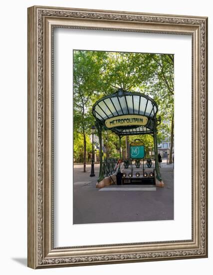 Abbesses Metro Station, Montmartre, Paris, France, Europe-Neil Farrin-Framed Photographic Print