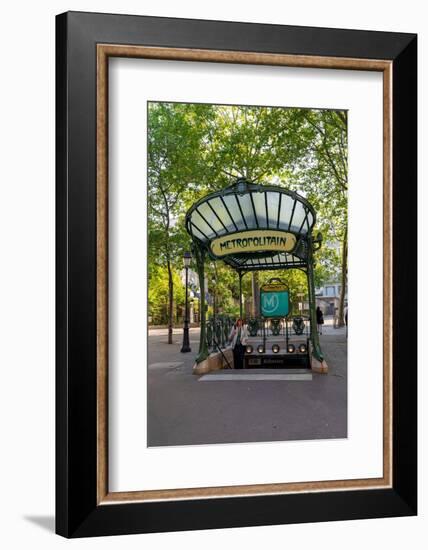 Abbesses Metro Station, Montmartre, Paris, France, Europe-Neil Farrin-Framed Photographic Print