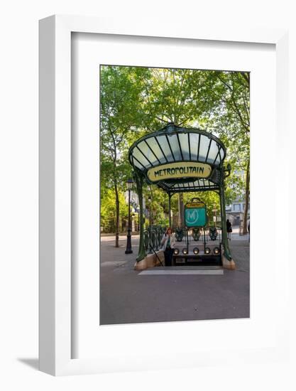 Abbesses Metro Station, Montmartre, Paris, France, Europe-Neil Farrin-Framed Photographic Print