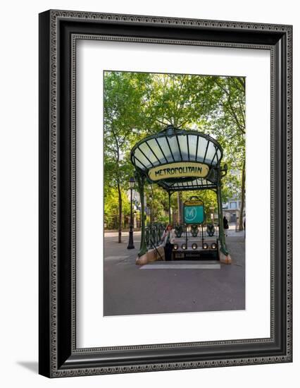 Abbesses Metro Station, Montmartre, Paris, France, Europe-Neil Farrin-Framed Photographic Print