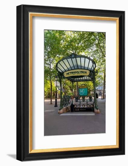 Abbesses Metro Station, Montmartre, Paris, France, Europe-Neil Farrin-Framed Photographic Print