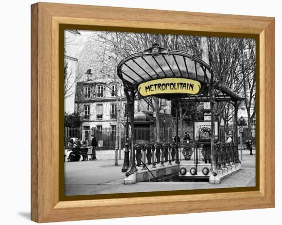 Abbesses Metro Station - Montmartre - Paris-Philippe Hugonnard-Framed Premier Image Canvas