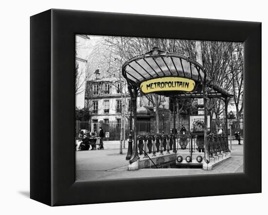 Abbesses Metro Station - Montmartre - Paris-Philippe Hugonnard-Framed Premier Image Canvas