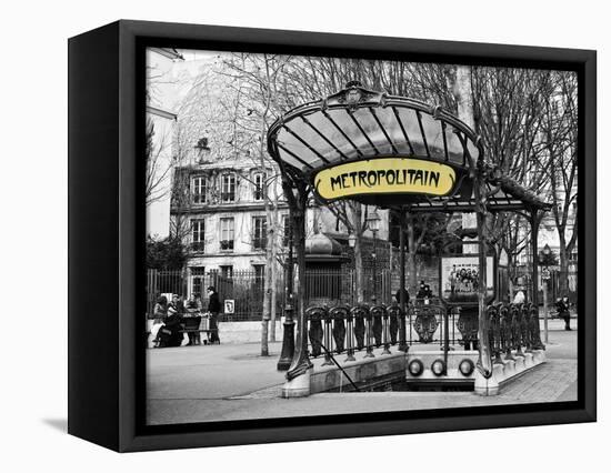 Abbesses Metro Station - Montmartre - Paris-Philippe Hugonnard-Framed Premier Image Canvas