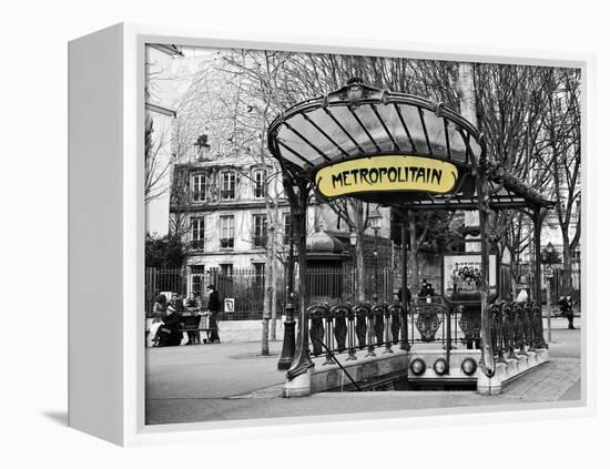 Abbesses Metro Station - Montmartre - Paris-Philippe Hugonnard-Framed Premier Image Canvas