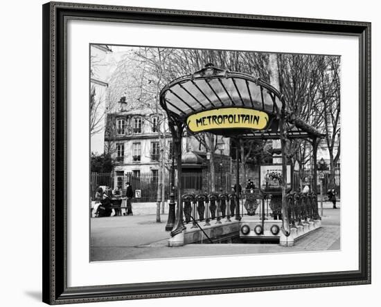 Abbesses Metro Station - Montmartre - Paris-Philippe Hugonnard-Framed Photographic Print