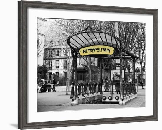 Abbesses Metro Station - Montmartre - Paris-Philippe Hugonnard-Framed Photographic Print