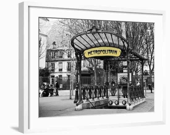 Abbesses Metro Station - Montmartre - Paris-Philippe Hugonnard-Framed Photographic Print