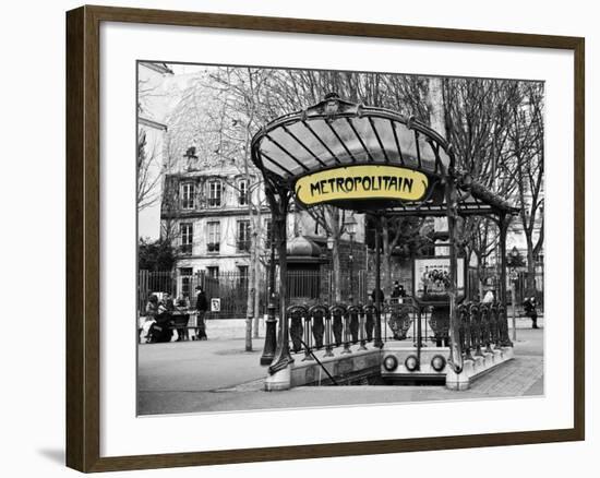 Abbesses Metro Station - Montmartre - Paris-Philippe Hugonnard-Framed Photographic Print