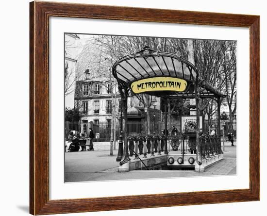 Abbesses Metro Station - Montmartre - Paris-Philippe Hugonnard-Framed Photographic Print