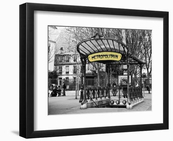 Abbesses Metro Station - Montmartre - Paris-Philippe Hugonnard-Framed Photographic Print