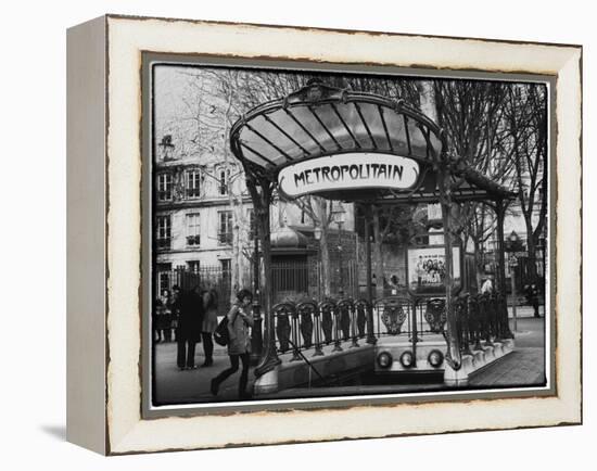 Abbesses Metro Station - Montmartre - Paris-Philippe Hugonnard-Framed Premier Image Canvas