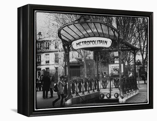 Abbesses Metro Station - Montmartre - Paris-Philippe Hugonnard-Framed Premier Image Canvas