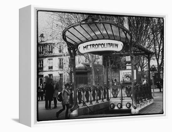 Abbesses Metro Station - Montmartre - Paris-Philippe Hugonnard-Framed Premier Image Canvas