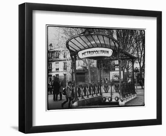 Abbesses Metro Station - Montmartre - Paris-Philippe Hugonnard-Framed Photographic Print