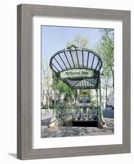 Abbesses Metro Station, Paris, France-Roy Rainford-Framed Photographic Print