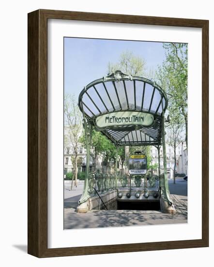 Abbesses Metro Station, Paris, France-Roy Rainford-Framed Photographic Print