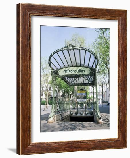 Abbesses Metro Station, Paris, France-Roy Rainford-Framed Photographic Print